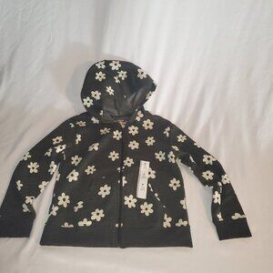 Cat & Jack Girls Medium (8) Long Sleeve Zip up hooded jacket new with tags
